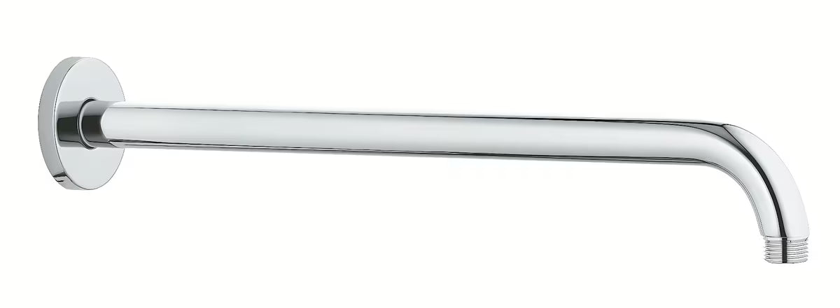 Chromowane ramię prysznicowe Grohe Rainshower o długości 38 cm