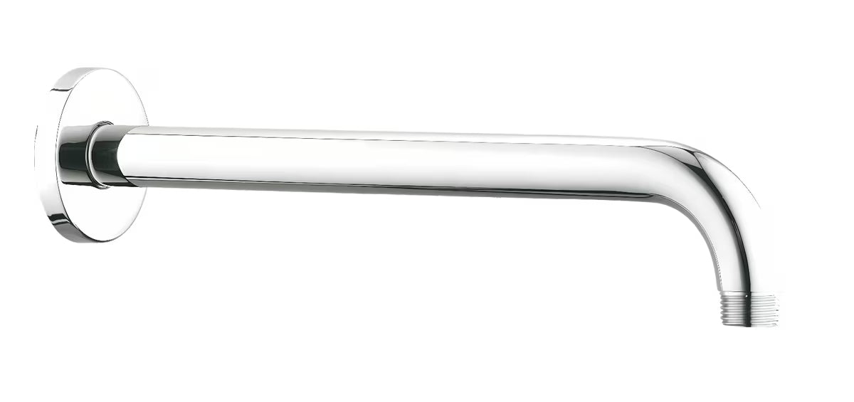Chromowane metalowe ramię prysznicowe Grohe Rainshower o długości 286 mm pro do deszczownicy