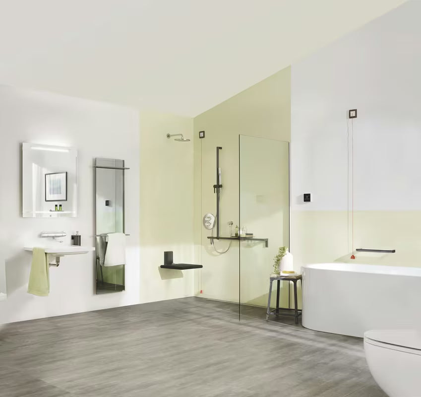 Grohe Rainshower Cosmopolitan Metal deszczownica z ramieniem prysznicowym w chromie