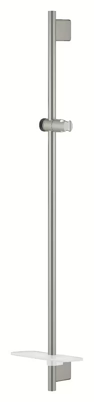 Drążek prysznicowy Grohe Rainshower smartactive 900 mm z półką EasyReach w wykończeniu supersteel