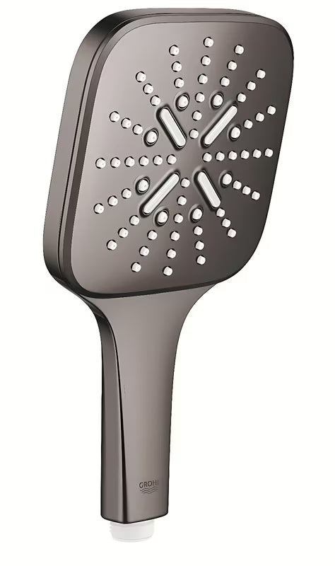 Słuchawka prysznicowa Grohe Rainshower 130 SmartActive Cube w wykończeniu hard graphite