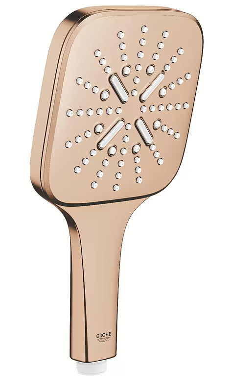 Słuchawka prysznicowa Grohe Rainshower 130 SmartActive Cube w wykończeniu brushed warm sunset