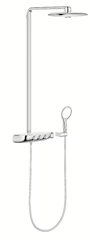 Grohe Rainshower smartcontrol system prysznicowy z baterią termostatyczną w chromie z deszczownicą 360 mm i słuchawką prysznicową