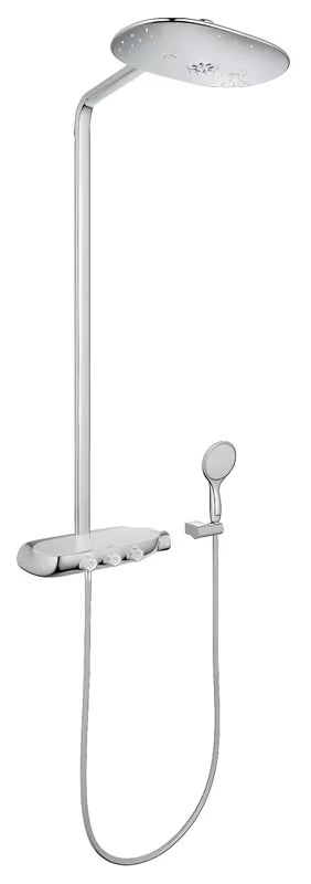 Grohe Rainshower smartcontrol system prysznicowy z baterią termostatyczną w chromie z deszczownicą 360 mm i słuchawką prysznicową