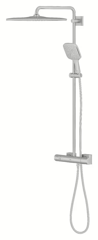 Grohe Rainshower System prysznicowy z baterią termostatyczną w wykończeniu supersteel