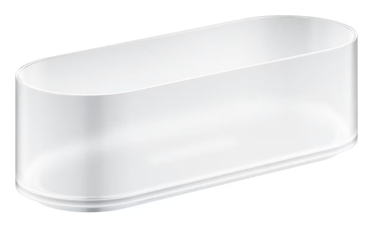 Chromowana półka Grohe Selection pro do przechowywania kosmetyków prysznicowych w łazience