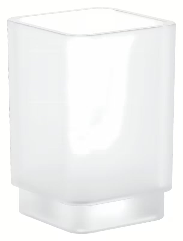 Szklana szklanka Grohe Selection Cube na szczoteczki i pastę do zębów do łazienki