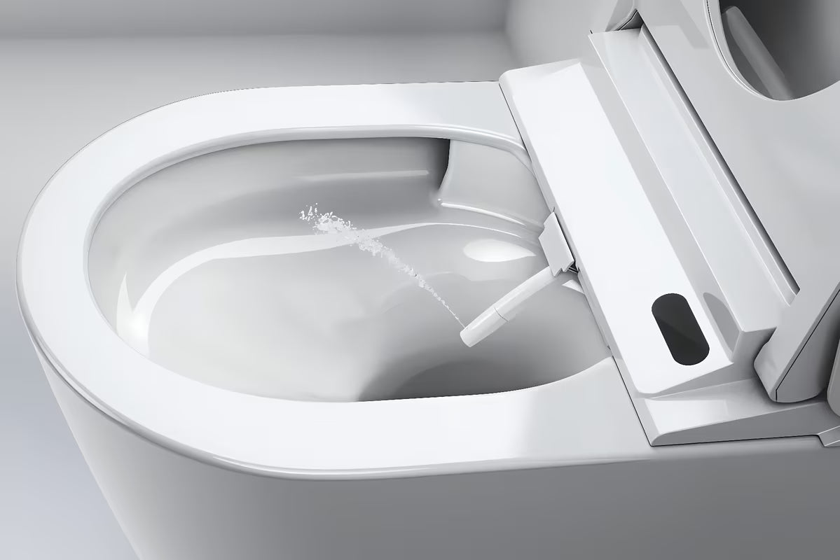 Miska WC Wisząca z bidetem Grohe Sensia Pro w kolorze alpine-white z pilotem