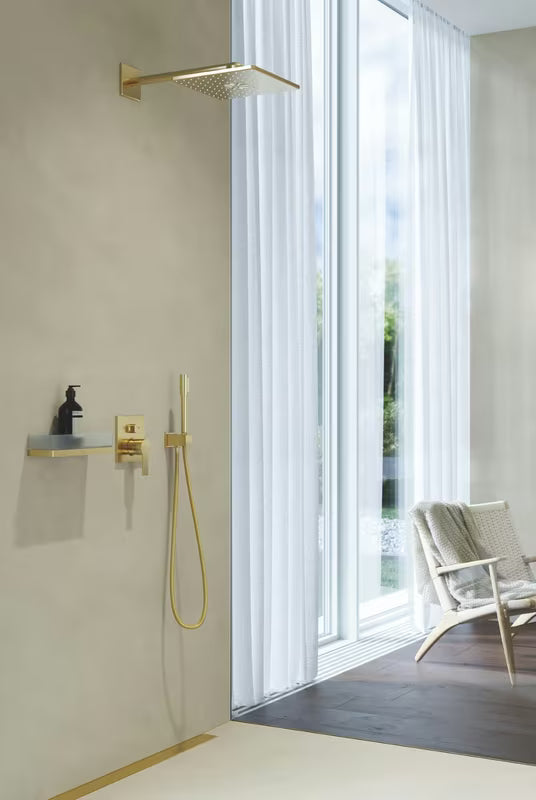 Wąż prysznicowy Grohe Silverflex 1250 mm w wykończeniu Cool Sunrise z końcówką TwistFree zapobiegającą skręcaniu.