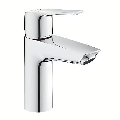 Chromowana jednouchwytowa bateria umywalkowa Grohe Start z klik-klak z oszczędnym perlatorem Grohe EcoJoy