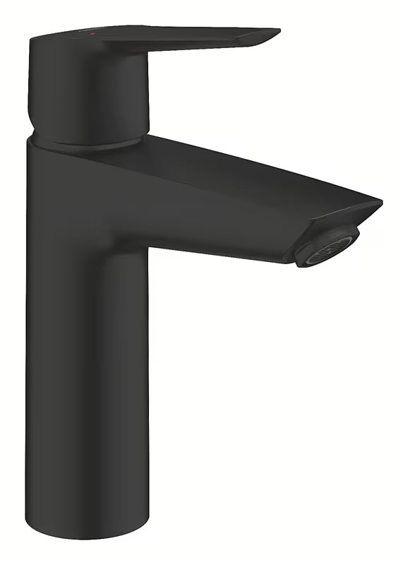 Umywalkowa bateria jednouchwytowa Grohe Start w wykończeniu matte black ze średnio wysoką wylewką