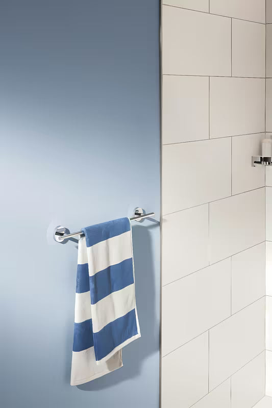 Chromowany uchwyt na ręczniki Grohe Start Cosmopolitan Accessories z ukrytym mocowaniem