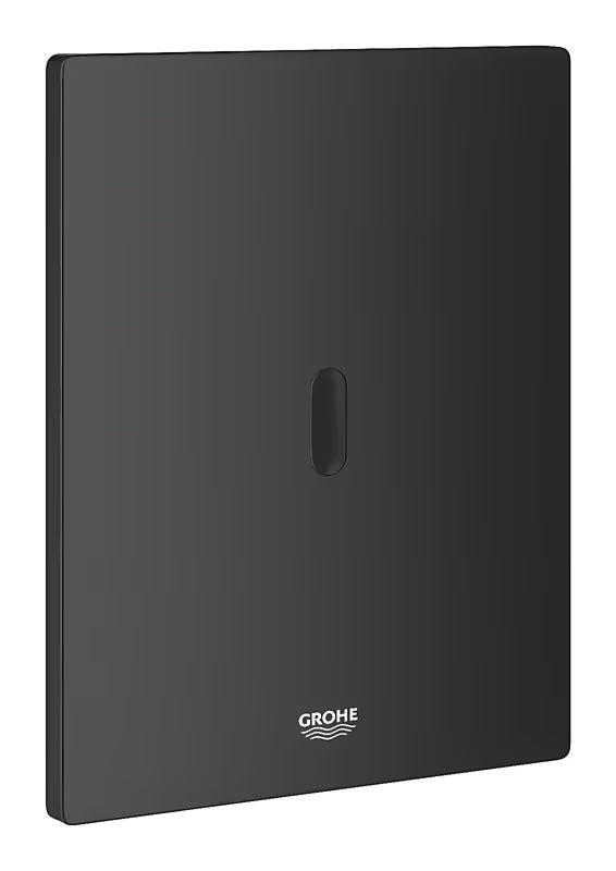 Grohe Tectron Bau E przycisk spłukujący phantom black z czujnikiem podczerwieni