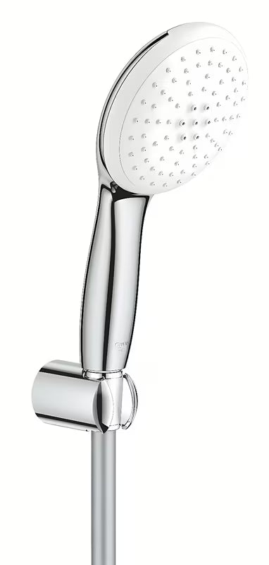 Grohe Tempesta wannowy zestaw prysznicowy w chromie ze słuchawką prysznicową, uchwytem i wężem 1500 mm