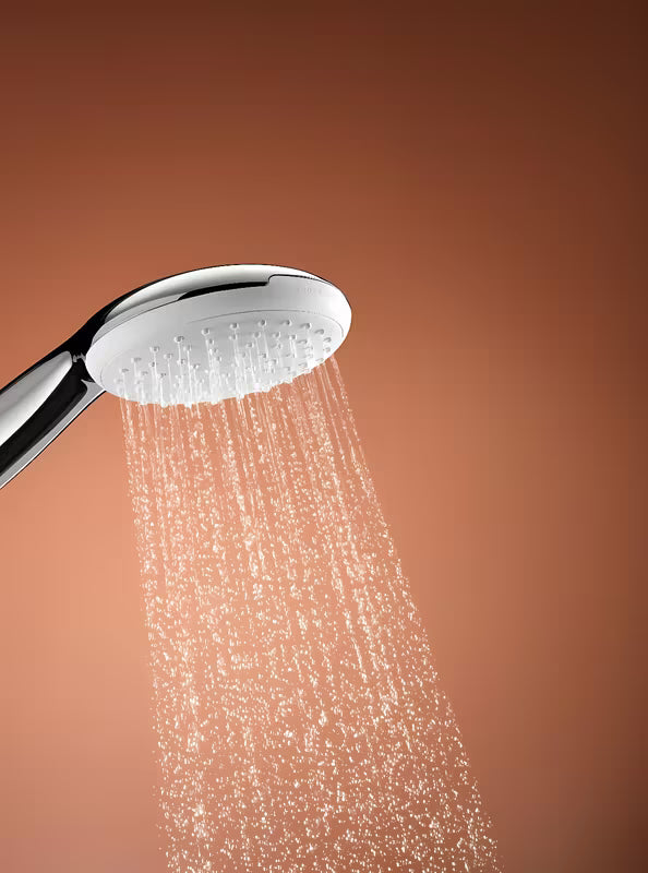 Chromowana słuchawka prysznicowa Grohe Tempesta ze strumieniem Rain i technologią DreamSpray