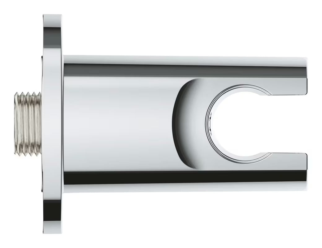 Grohe Tempesta przyłącze kątowe prysznice w chromie z uchwytem ściennym i zabezpieczeniem przed przepływem zwrotnym