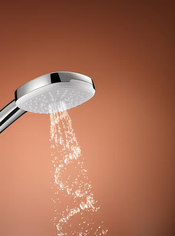 Grohe Tempesta Cube przyłącze kątowe w chromie z zestawem prysznicowym ze słuchawką prysznicową Tempesta Cube 110