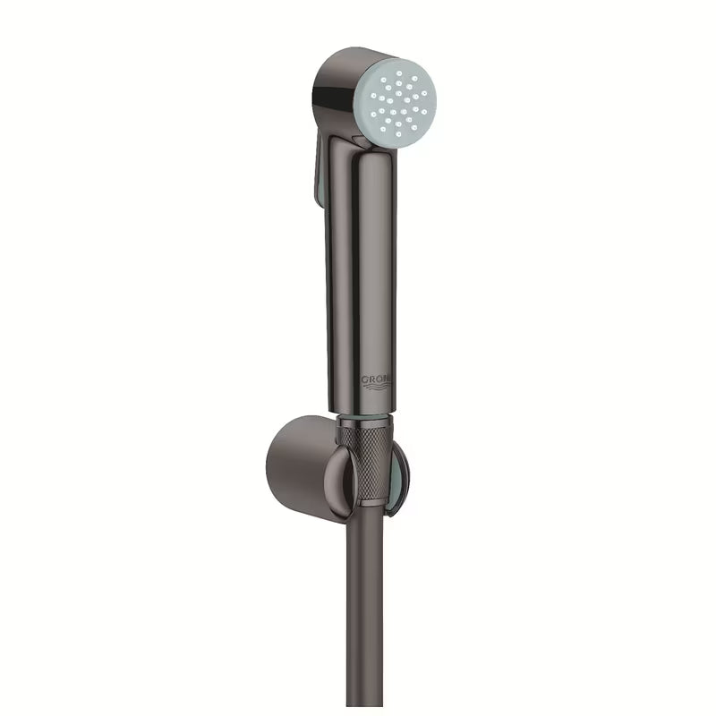Grohe Tempesta-F Trigger Spray prysznic bidetowy w kolorze hard graphite z uchwytem ściennym i wężem