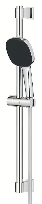 Chromowany zestaw prysznicowy Grohe Vitalio Comfort z słuchawką prysznicową, drążkiem i wężem prysznicowym