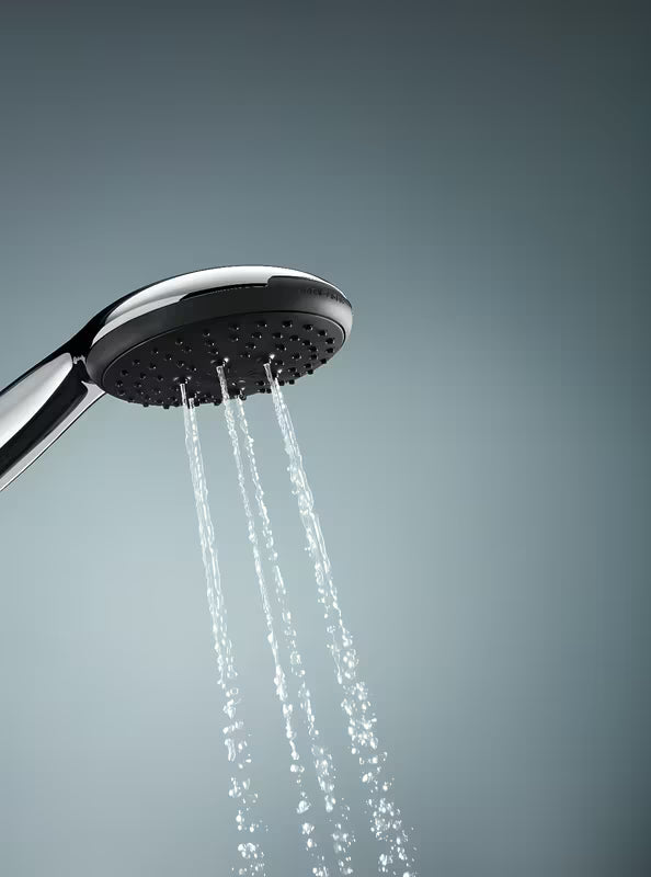 Chromowana słuchawka prysznicowa Grohe Vitalio Start z trzema strumieniami Rain, Jet i Massage