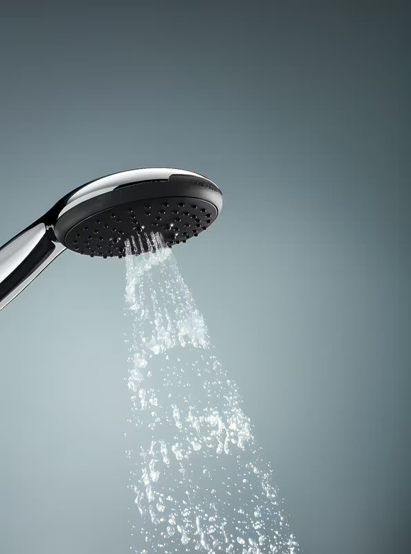 Chromowana słuchawka prysznicowa Grohe Vitalio Start z trzema strumieniami Rain, Jet i Massage