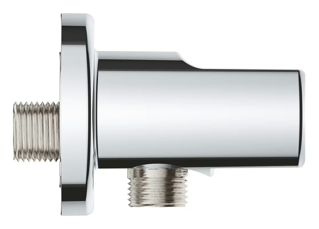 Grohe Vitalio Universal przyłącze kątowe prysznice w chromie z uchwytem ściennym prysznice
