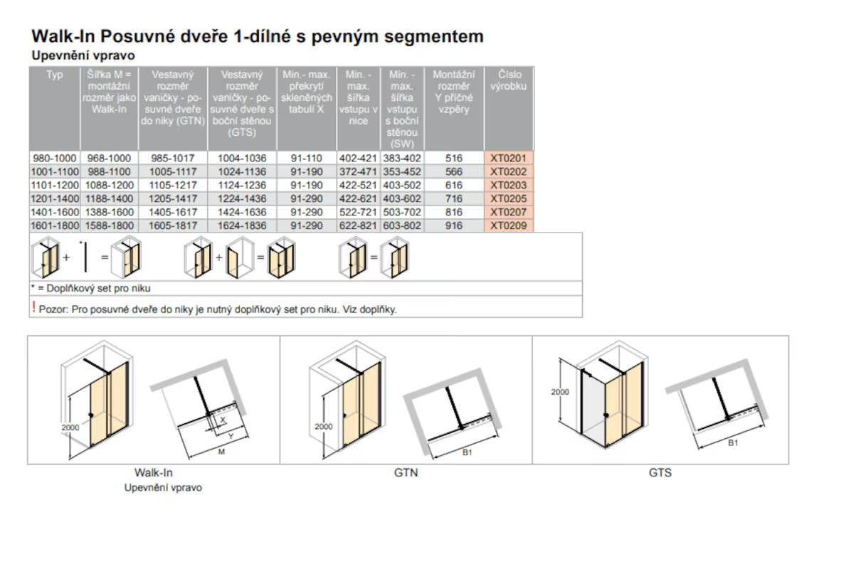 Ścianka prysznicowa Walk‑in- Hüppe Xtensa pure 140 cm w wykończeniu chrom połysk, ze szkłem przezroczystym i systemem przesuwnym.