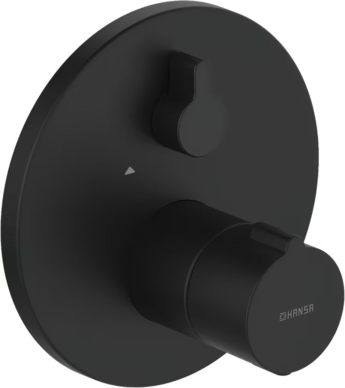 Hansa Home podtynkowa termostatyczna bateria prysznicowa w wykończeniu czarny mat