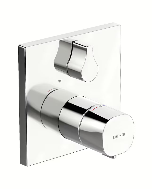 Hansa Living podtynkowa termostatyczna prysznicowa i bateria wannowa w wykończeniu chrom