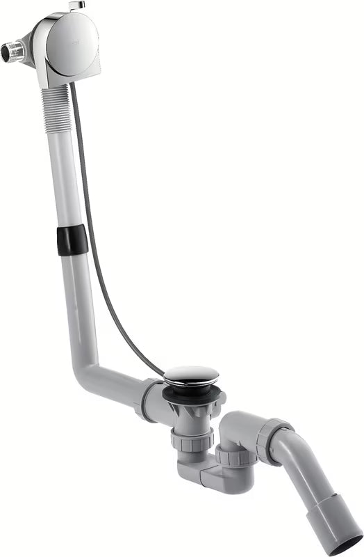 Hansgrohe automat wannowy w wykończeniu chrom pro sterowanie odpływem do wanny
