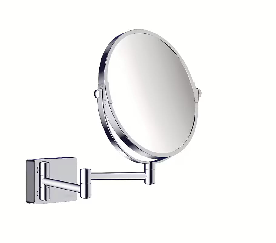 Składane lusterko kosmetyczne hansgrohe addstoris w chromie pro na przybory do golenia i kosmetyki