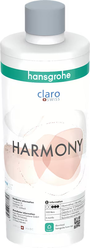 Filtracyjny i mineralizujący wkład Hansgrohe Aqittura Harmony pro do SodaSystem i FilterSystem