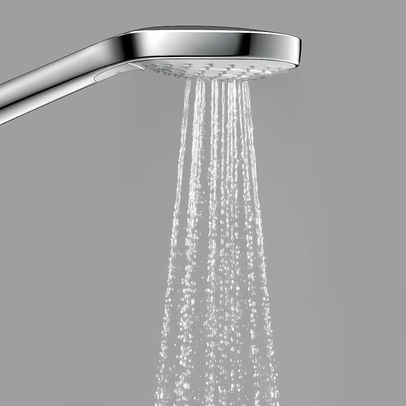Słuchawka prysznicowa Hansgrohe Croma Select S w kolorze białym/chrom z przyciskiem Select i trzema strumieniami