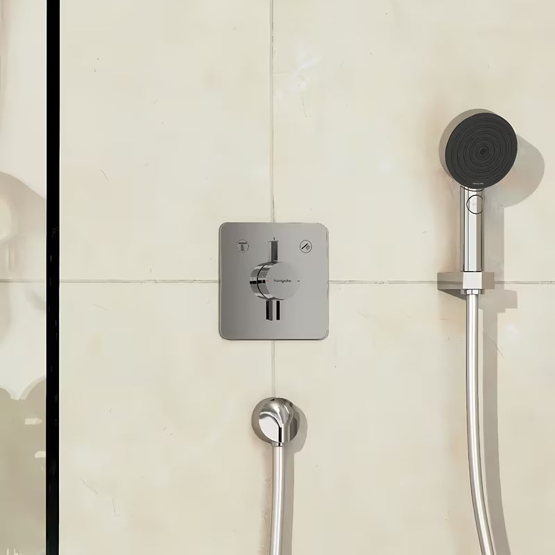 Podtynkowa bateria prysznicowa hansgrohe duoturn Q w wykończeniu chrom pro sterowanie dwoma odbiornikami