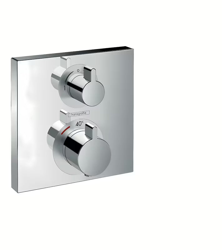 Hansgrohe Ecostat Square termostatyczna podtynkowa bateria prysznicowa w wykończeniu chrom