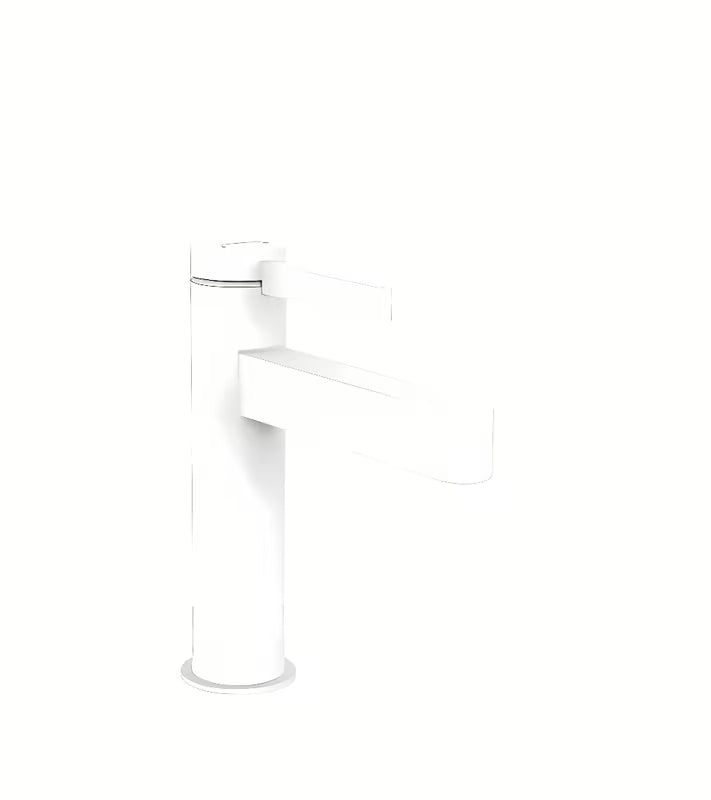 Hansgrohe Finoris jednouchwytowa bateria umywalkowa w matowej bieli z korkiem push-open