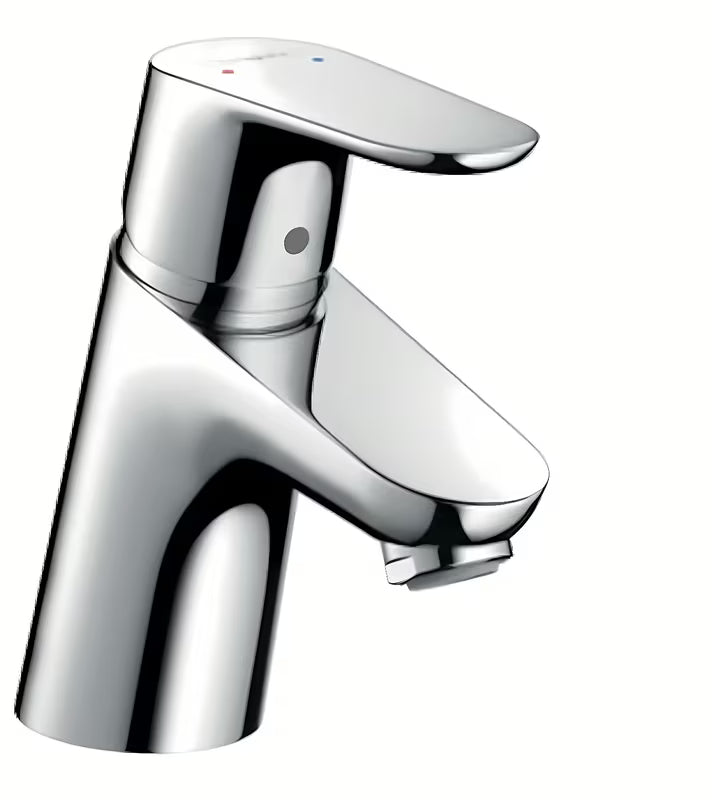 Hansgrohe Focus jednouchwytowa stojąca bateria umywalkowa w wykończeniu chrom bez odpływu.