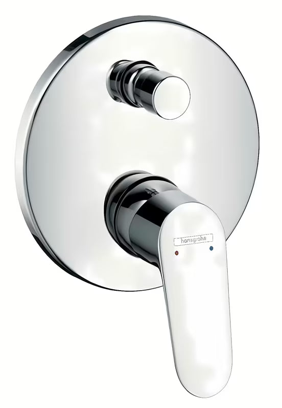 Hansgrohe Focus podtynkowa jednouchwytowa prysznicowa i bateria wannowa w wykończeniu chrom
