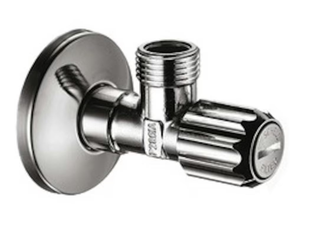 Hansgrohe zawór kątowy w chromie z mikrofiltrem pro do ochrony baterii przed zanieczyszczeniami