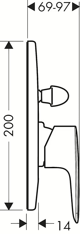 Hansgrohe HG248 podtynkowa prysznicowa i bateria wannowa w wykończeniu chrom