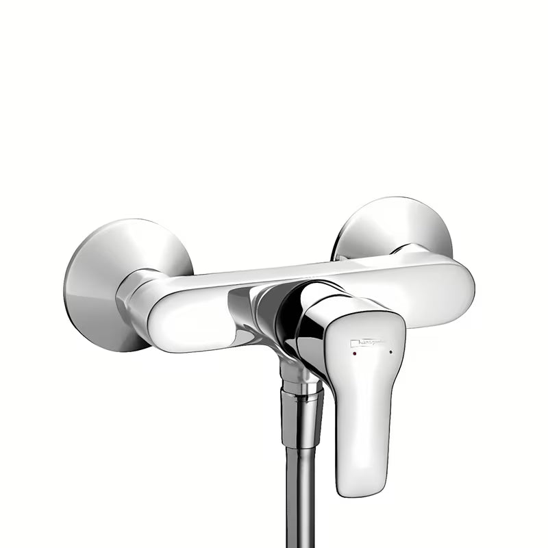 Ścienna jednouchwytowa bateria prysznicowa Hansgrohe HG248 w wykończeniu chrom