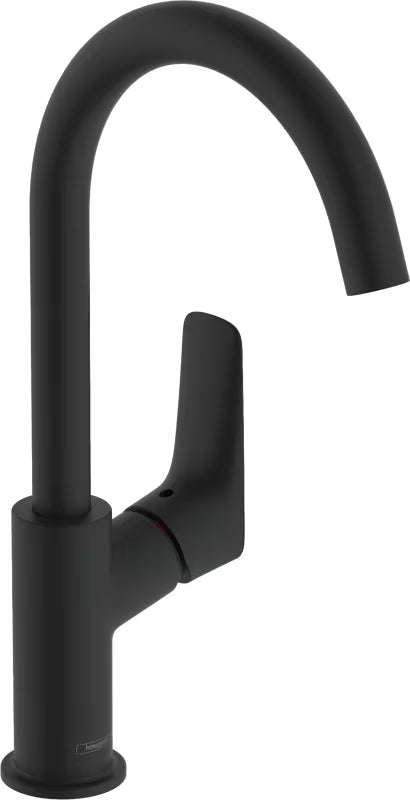 Hansgrohe Logis jednouchwytowa bateria umywalkowa bez odpływu w kolorze matowej czerni