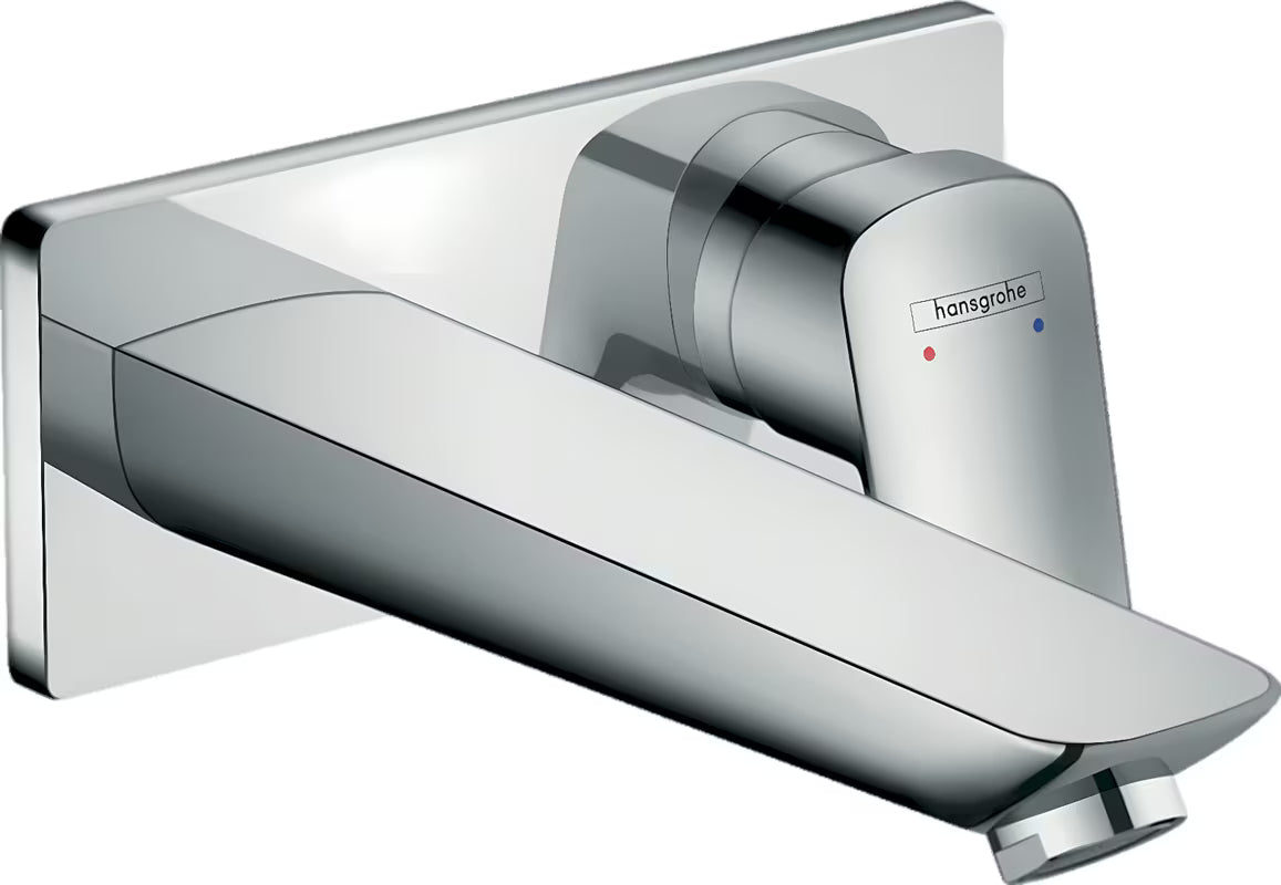 Hansgrohe Logis podtynkowa jednouchwytowa bateria umywalkowa ścienna w wykończeniu chrom