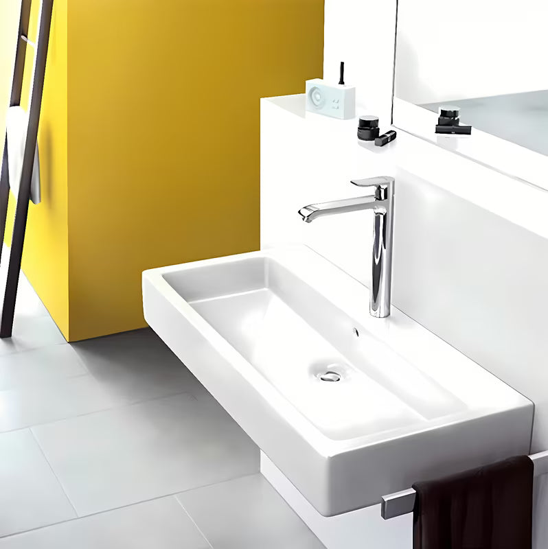 Hansgrohe Metris wysoka jednouchwytowa bateria umywalkowa w wykończeniu chrom.