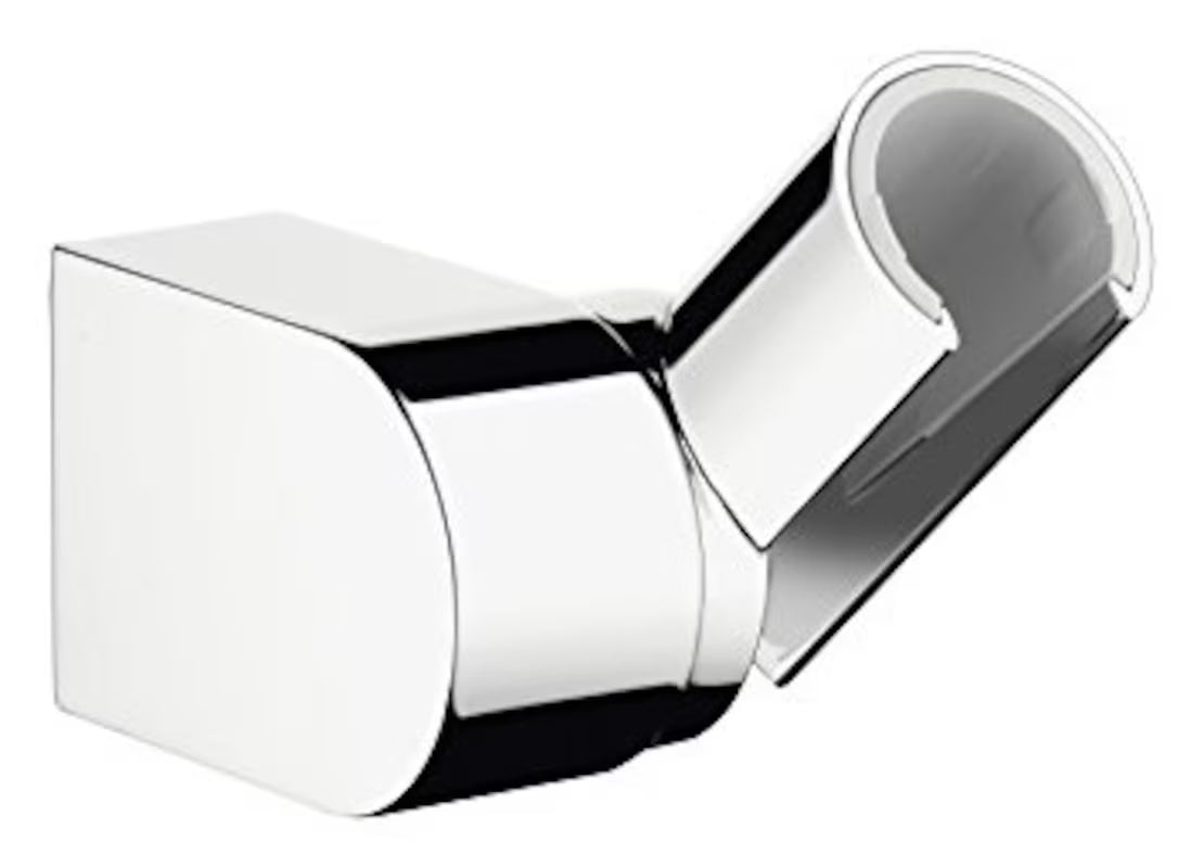 Chromowany obrotowy uchwyt prysznicowy Hansgrohe Porter s z płynną regulacją kąta