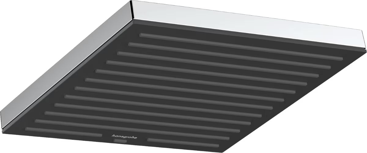 Chromowana deszczownica hansgrohe Pulsify E 260 ze strumieniem PowderRain pro montażu ściennego lub sufitowego