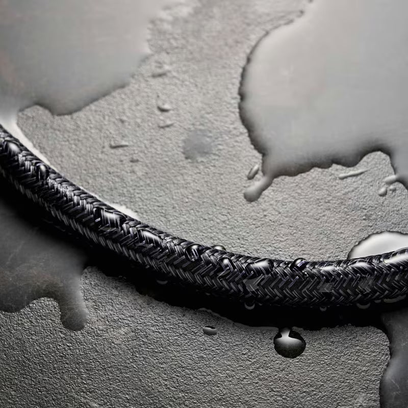 Hansgrohe Rainfinity zestaw prysznicowy w matowej czerni, z rączką prysznicową, drążkiem prysznicowym i wężem tekstylnym