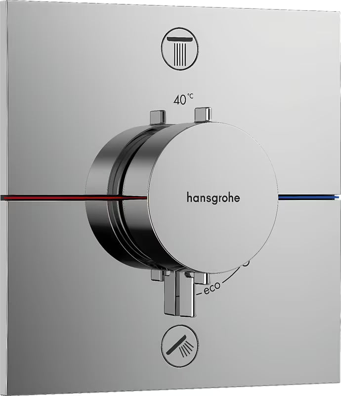 Hansgrohe showerselect Comfort E podtynkowa termostatyczna bateria prysznicowa w wykończeniu chrom