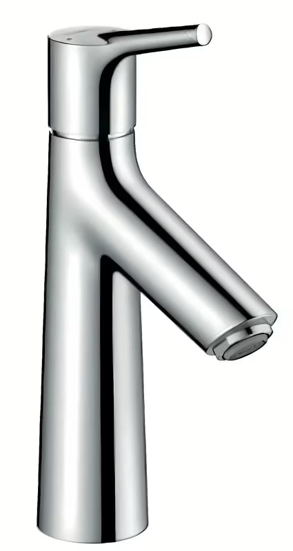 Chromowana jednouchwytowa stojąca bateria umywalkowa Hansgrohe Talis S bez odpływu