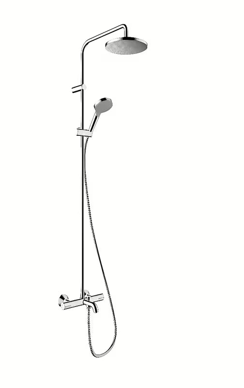 Hansgrohe Vernis Blend system prysznicowy z baterią termostatyczną pro do wanny w chromie